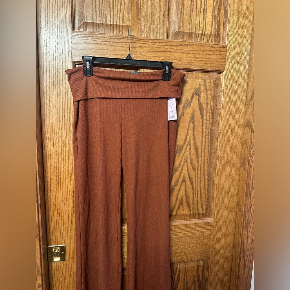 Fold Over Flare Leggings